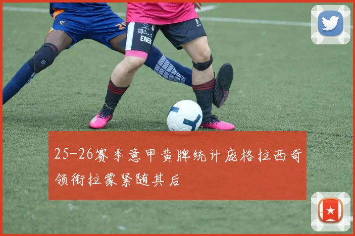 25-26赛季意甲黄牌统计庞格拉西奇领衔拉蒙紧随其后