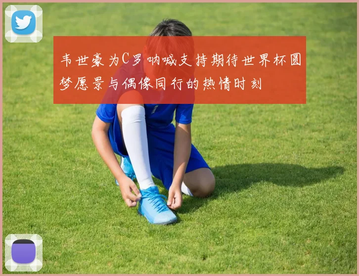 韦世豪为C罗呐喊支持期待世界杯圆梦愿景与偶像同行的热情时刻